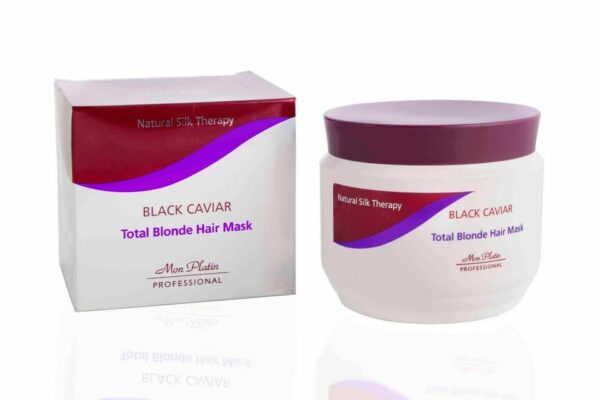 Total Blonde Hair Mask Black Caviar - Image 2