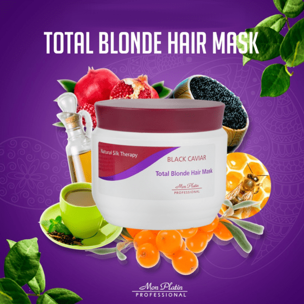 Total Blonde Hair Mask Black Caviar - Image 3