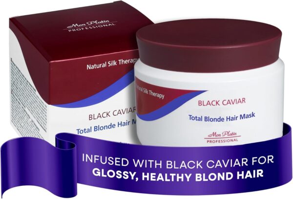 Total Blonde Hair Mask Black Caviar - Image 4