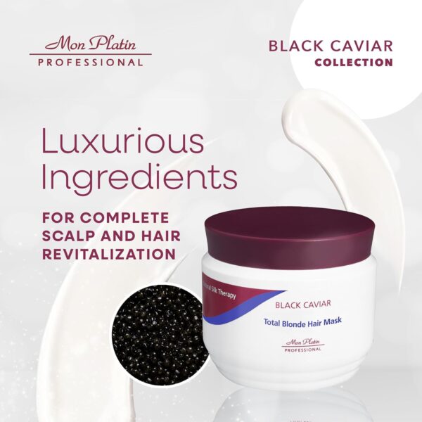 Total Blonde Hair Mask Black Caviar - Image 6