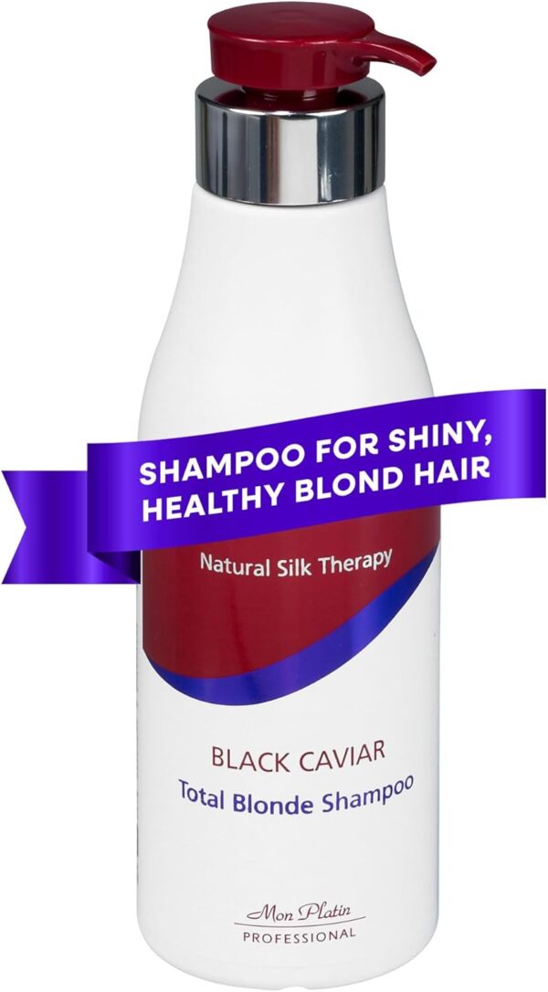 Total Blonde Shampoo for Blonde Hair Black Caviar - 500ml - Image 2