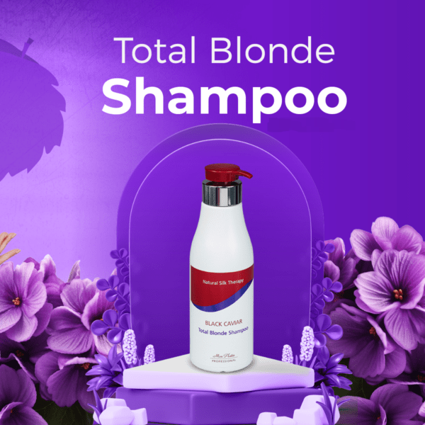 Total Blonde Shampoo for Blonde Hair Black Caviar - 500ml - Image 5